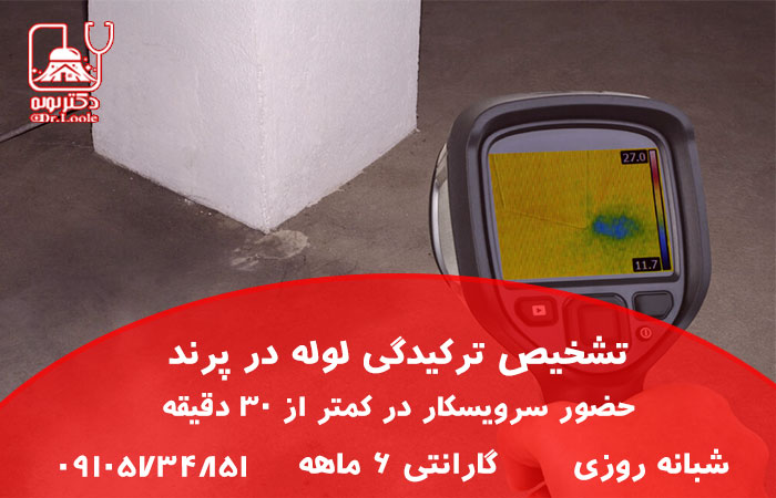 تشخیص ترکیدگی لوله در پرند